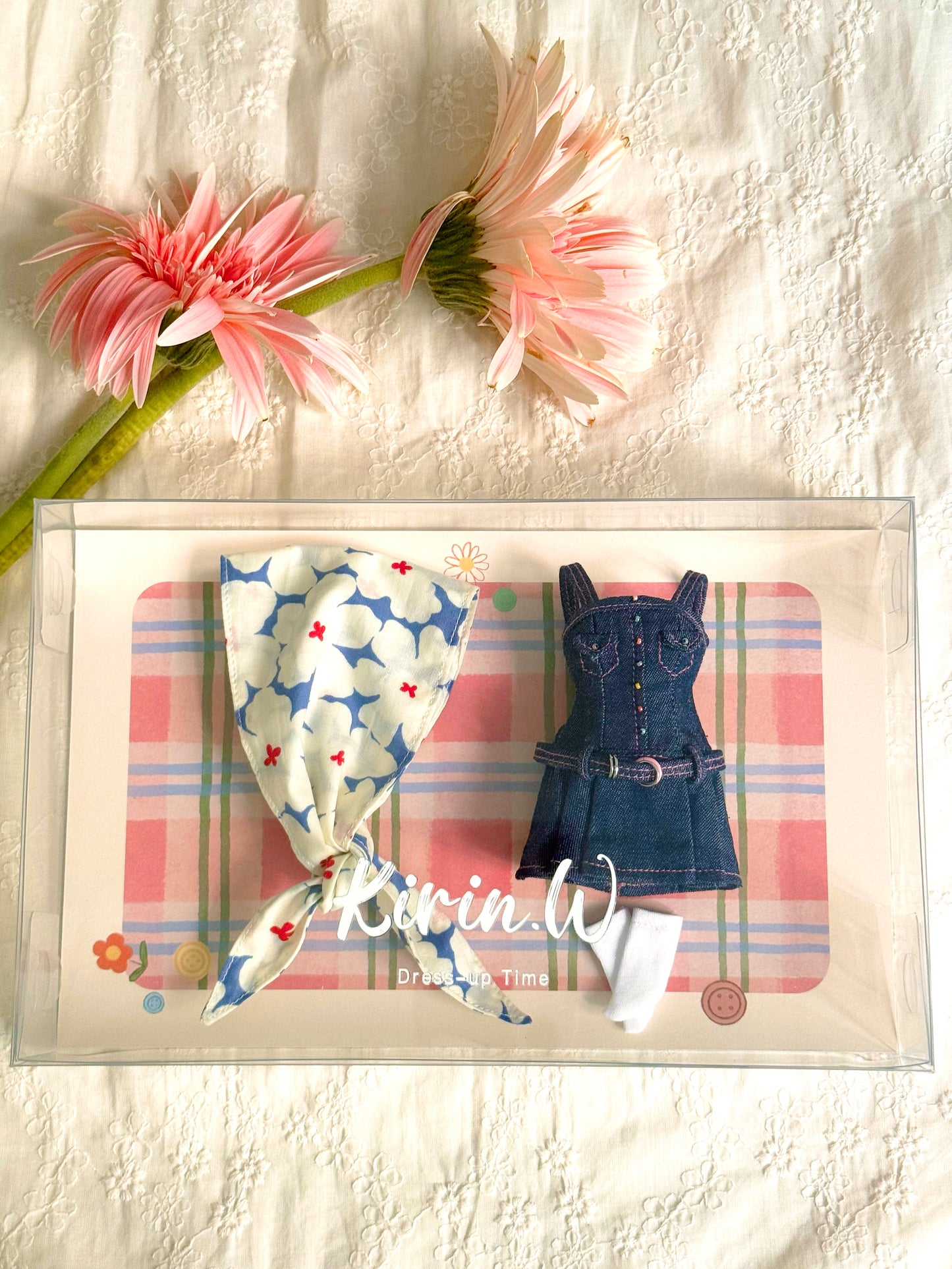 Blythe Doll Size Denim Dress Set